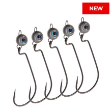 Load image into Gallery viewer, Reaction Tackle Tungsten Free Swing Jig Head- 5-Pack - New
