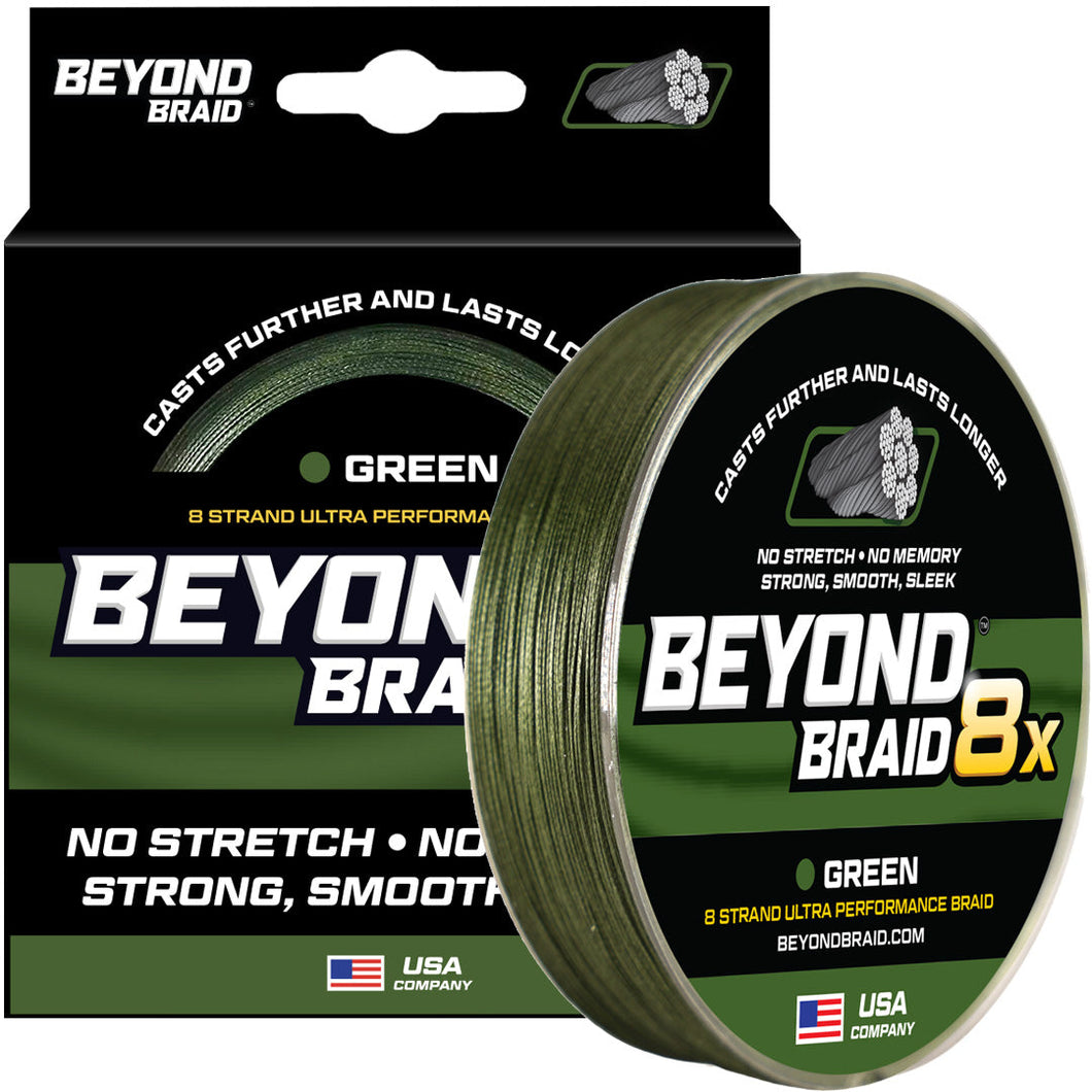 Beyond Braid Green 8X- Ultra Performance 8 Strand