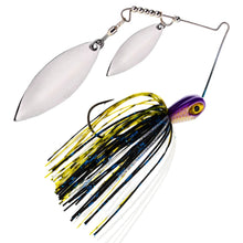 Load image into Gallery viewer, Reaction Tackle Lead Spinnerbait Jigs – 3-Pack, Double Willow Blade - New
