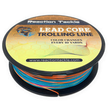 Load image into Gallery viewer, Reaction Tackle Lead Core Metered Trolling Braided Line

