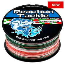 Load image into Gallery viewer, Reaction Tackle Braided Fishing Line - Mexico Camo - NEW
