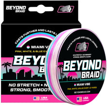 Load image into Gallery viewer, Beyond Braid Miami Vibe - Pink, White, &amp; Blue
