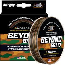Load image into Gallery viewer, Beyond Braid Moss Camo 300-2000 Yard Spools
