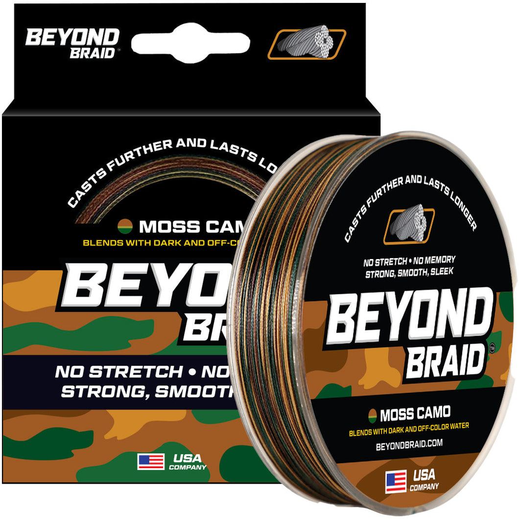 Beyond Braid Moss Camo 300-2000 Yard Spools