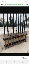 Load image into Gallery viewer, Straight Run Vertical Rod Racks (6-12 rod )
