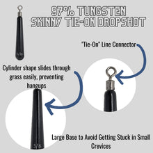 Load image into Gallery viewer, Reaction Tackle Tungsten Drop Shot Weights
